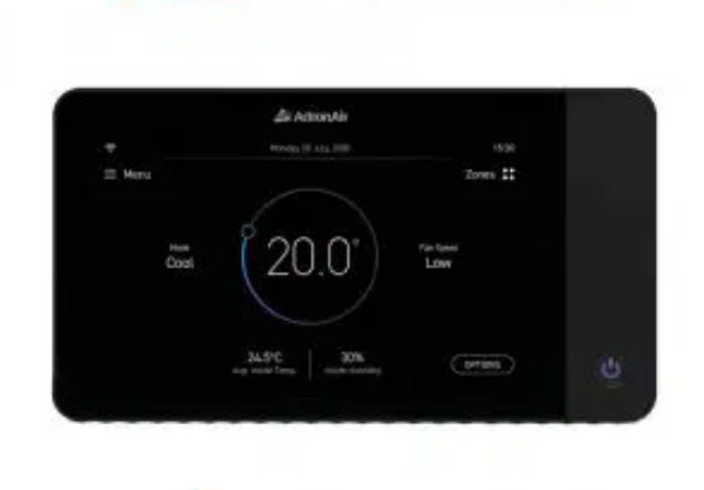 Actron Air NTB-1000 Neo Touch Wall Controller | Black