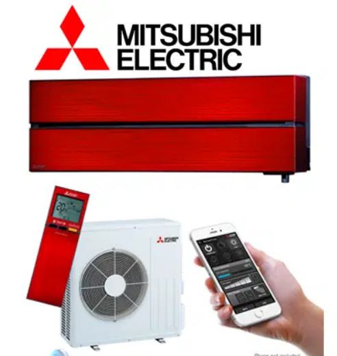 MITSUBISHI ELECTRIC MSZLN25VG2RKIT 2.5kW Red Reverse Cycle Split System Air Conditioner